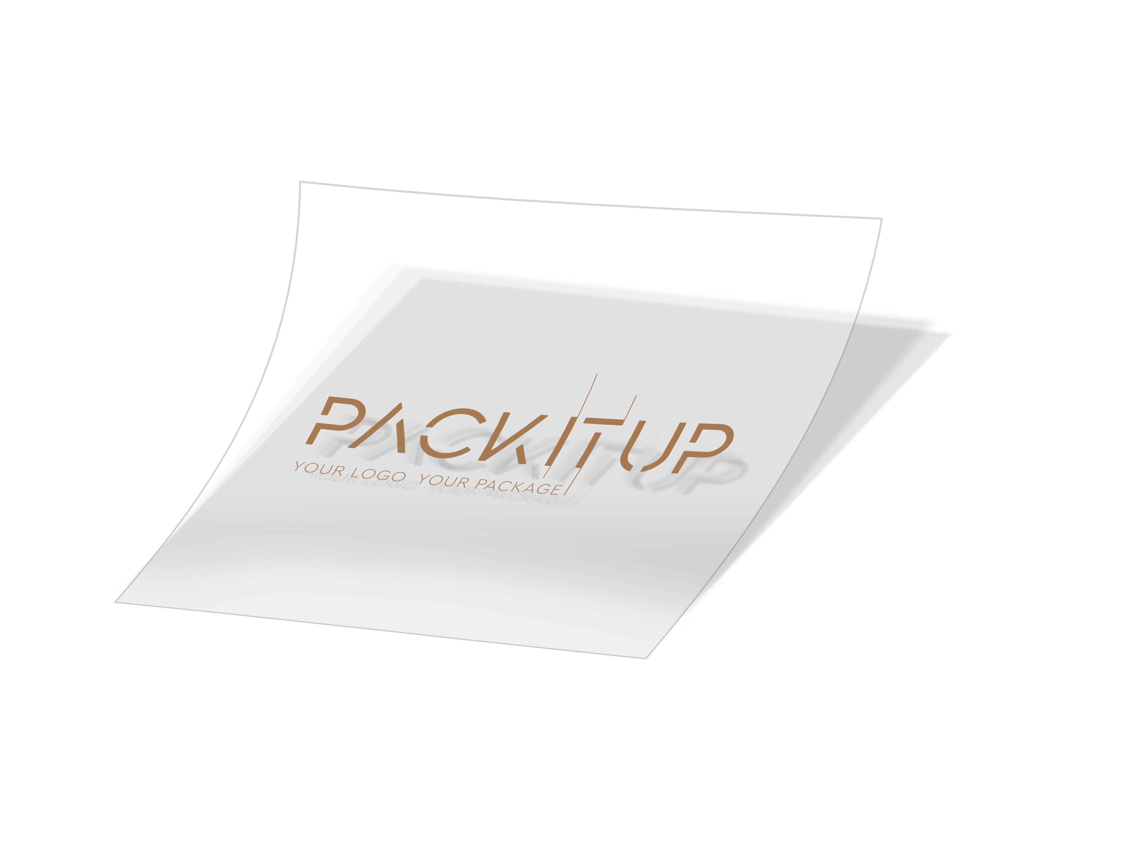 PP sticker with hotprint square